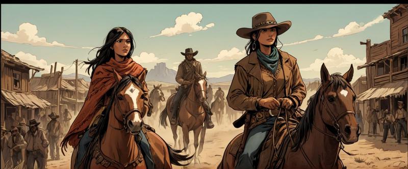 36958-522928146-a page from comics, two people, red dead redemption meeting with indians Cheyenne, dark cowboy face, old cowboy, unshaved, stron.jpg